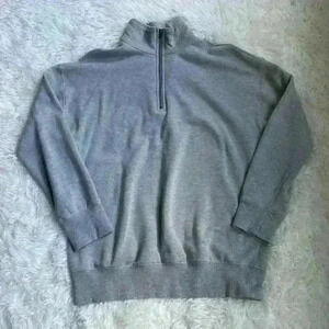 BP Nordstrom’s Quarter Zip Sweatshirt Heather Gray.  Size Medium.